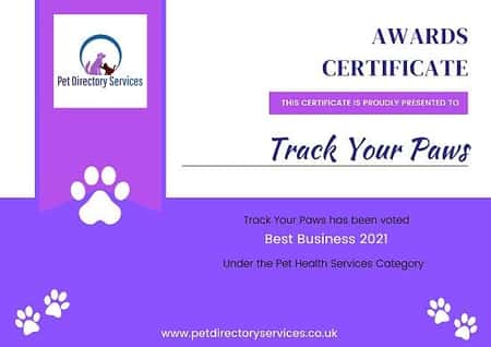Pet Directory Awards - Best Pet health service business 2021