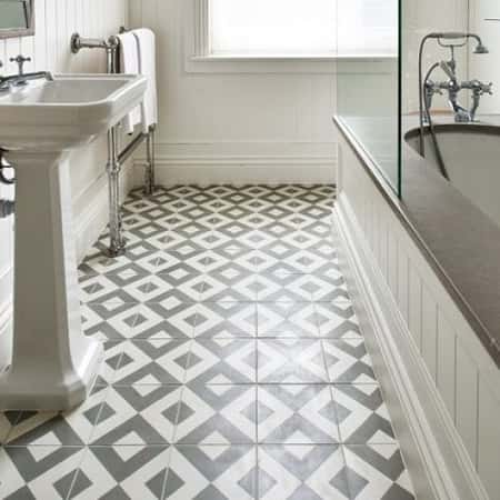 Outlet – Modern Harlequin Grey Encaustic £39.58 Per Sqm