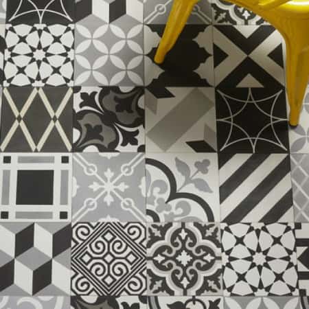 Outlet – Patchwork Grey Encaustic £20 Per Sq.m