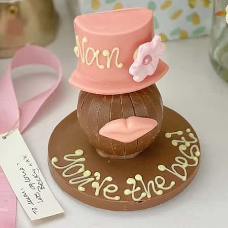 From £21.99 - Free UK Delivery -  Terry’s Chocolate Orange® with Pink Hat & Lips on a Plaque