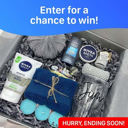 WIN a Personalised Men's Pamper Box