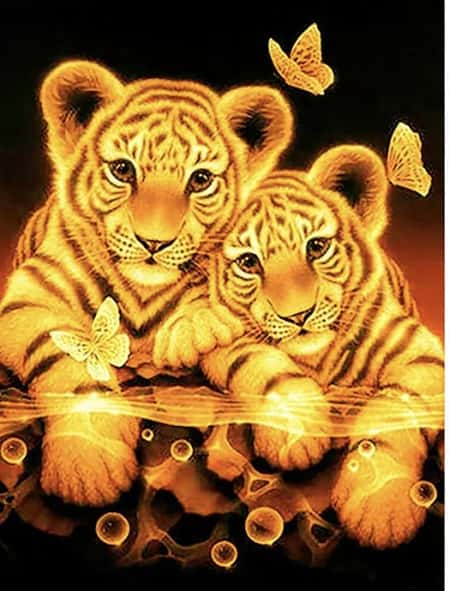 Tiger Cub 5D Diamond Art