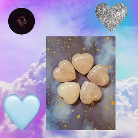 Rose Quartz Hearts