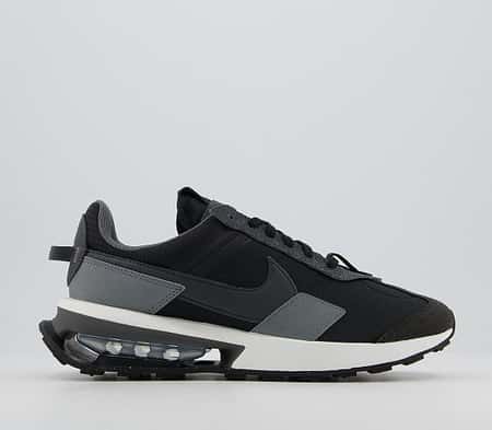 Air Max Pre Day Trainers Black Metallic Silver White - £115.00!