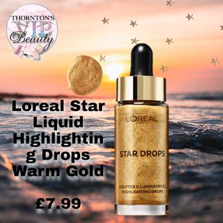 Loreal Star Liquid Highlighting Drops Warm Gold