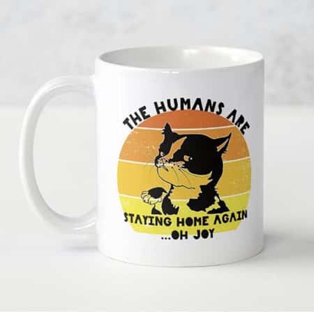 Comedy cat mug