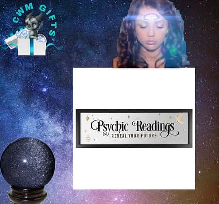 Psychic Readings Mirrored Wall Hanging