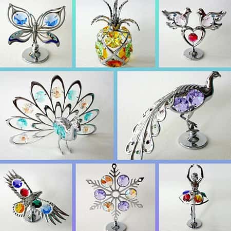 Save £7 on these beautiful Crystal Ornaments with Swarovski Elements