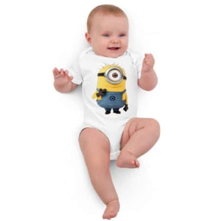 Organic unisex baby body suit