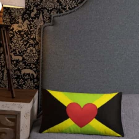 Jamaica Flag ❤️ Pillow Come Cushion