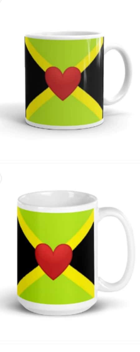 Jamaica Flag ❤️ Mugs