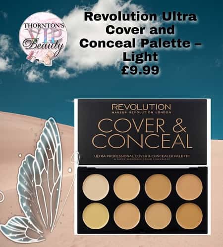 Revolution Ultra Cover and Conceal Palette – Light