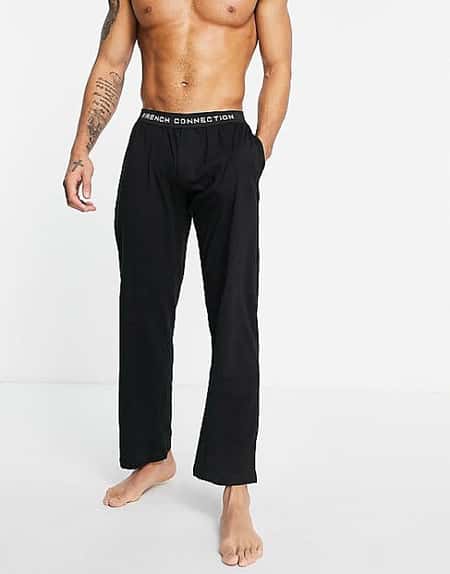 SAVE 65% - French Connection jersey lounge pant in black!