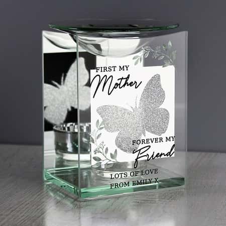 WAS £19.99 NOW £18.99 Free UK Delivery - Personalised 'First My Mother' Butterfly Oil Burner
