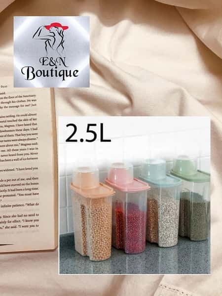 4pc Large Capacity Airtight Dry Food Containers