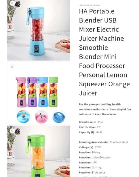 USB Blenders