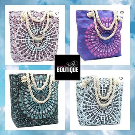 Rope Handle Mandala Bags