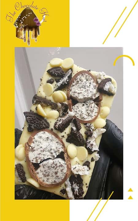 Limited edition, cookies and creme easter egg