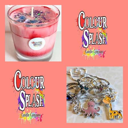 Pink Butterfly Surprise Candle