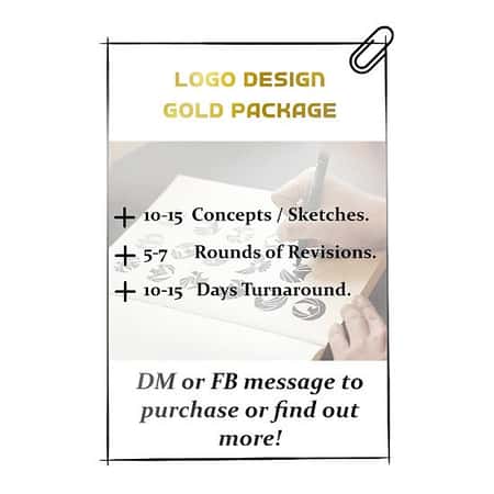 design you a logo - gold package for £150.00!