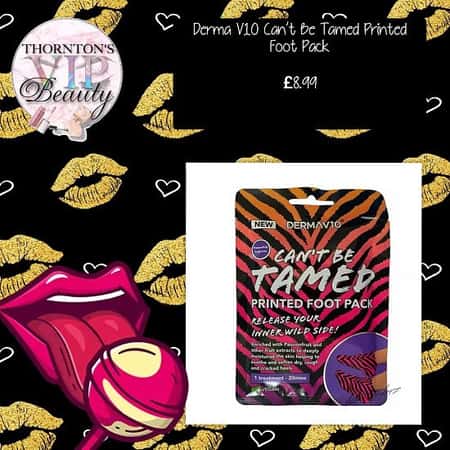 Derma V10 Can’t Be Tamed Printed Foot Pack
