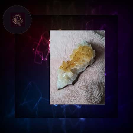 New In! Large Citrine Cluster
