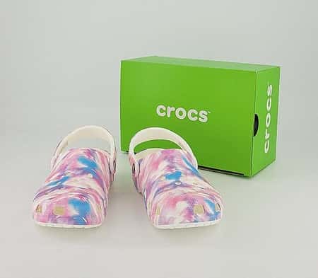 NEW - Crocs Classic Clogs Day Dream White Multi: £45.00!