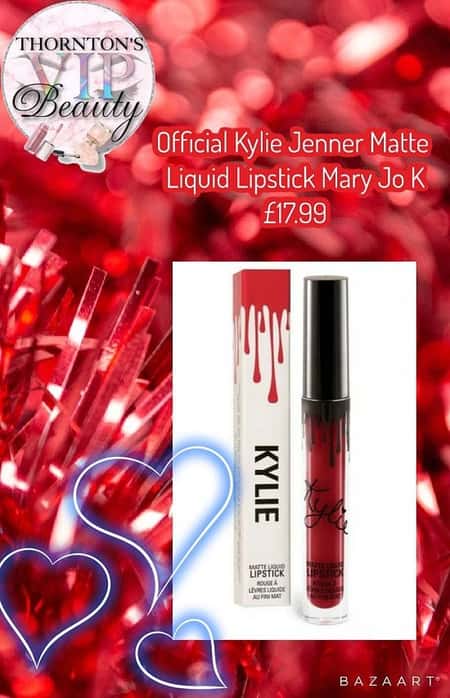 Official Kylie Jenner Matte Liquid Lipstick Mary Jo K