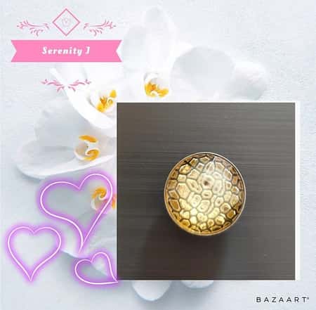 Faceted Gold Snake Skin Snap Charm