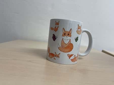 Fox Family mug available for £8.50