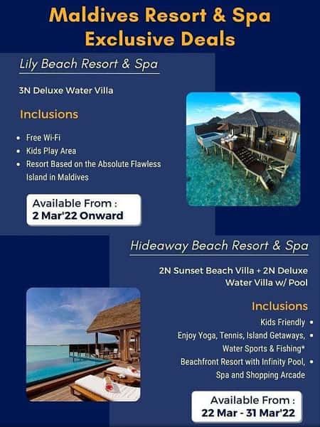 Maldives Resorts & Spa Exclusive Deals