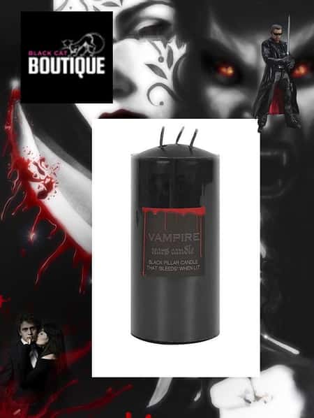 15cm Vampire Tears Pillar Candle