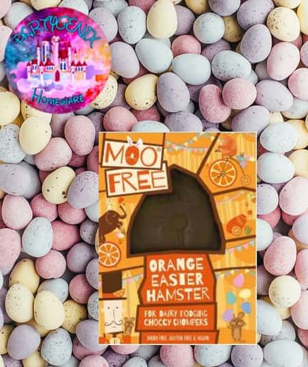 Moo Free Orange Chocolate Easter Hamster 80g