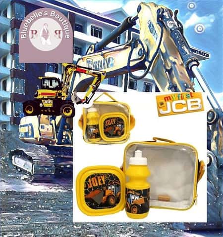 Official Joey JCB 3 Piece Lunch Bag