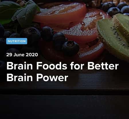 Brain Foods for Better Brain Power