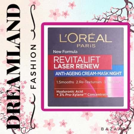 L'Oreal Paris Revitalift Laser Anti Ageing Night Cream 50ml 40+ Now £10.00 Was £12.99