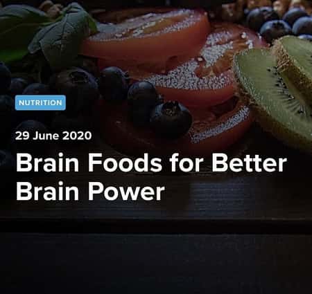 Brain Foods for Better Brain Power