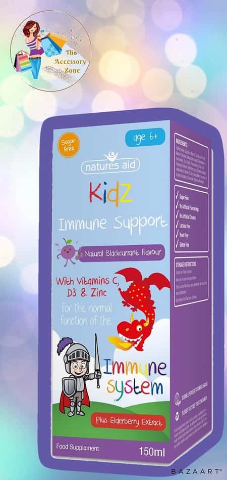 Natures Aid 150 ml ~ Blackcurrant Kidz Immune Support