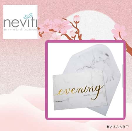 Scripted Marble - Evening Wedding Invitations with Envelopes