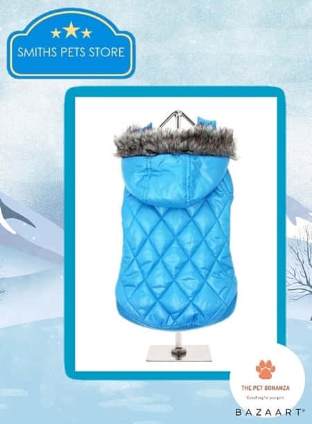 Thermo blue Quilted parka - extra large only