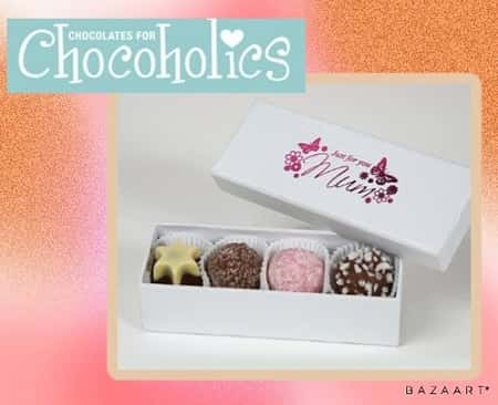 1091 'Just For You Mum' Quartet of Luxury Chocolates - Gluten Free