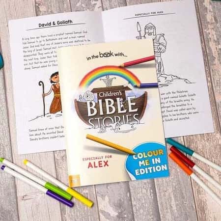 £19.99 Free UK Delivery - Children’s Bible Colouring Book Personalised