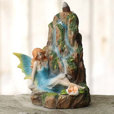 £29.99 - Free UK Delivery -  Fairy Waterfall Backflow Incense Burner