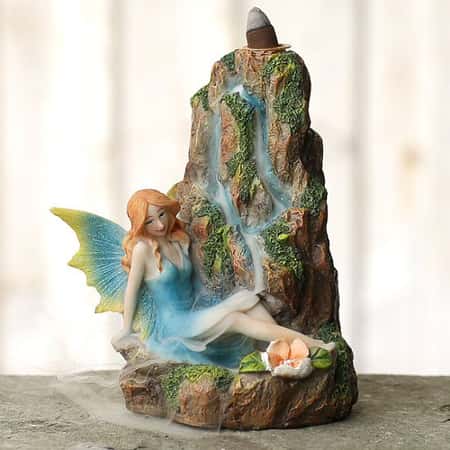 £29.99 - Free UK Delivery - Fairy Waterfall Backflow Incense Burner