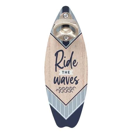 £9.99 - Free UK Delivery - Surfboard Bottle Opener Plaque