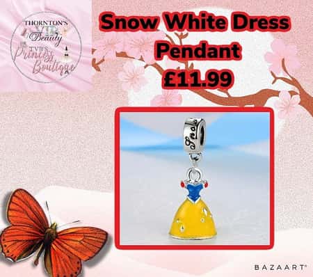 Snow White Dress Pendant £11.99