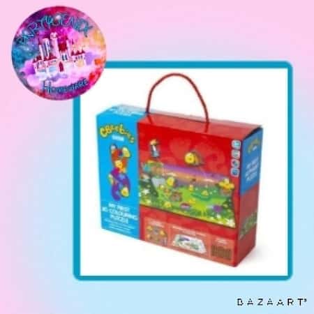 CBEEBIES GIANT 3D COLOUR IN FLOOR PUZZLE £17