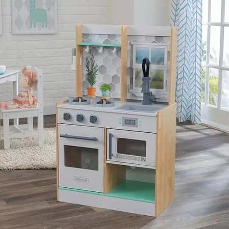 SAVE - Kidkraft Let's Cook Wooden Play Kitchen