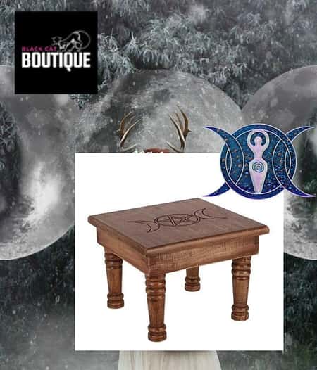Large Triple Moon Altar Table £47.99