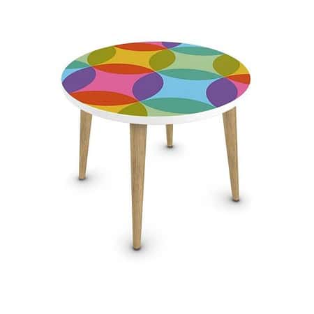 New arrival - beautiful colour round coffee table with free shipping